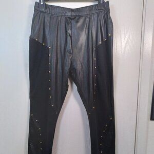 Touch Me Black High waisted Leggings Size: L